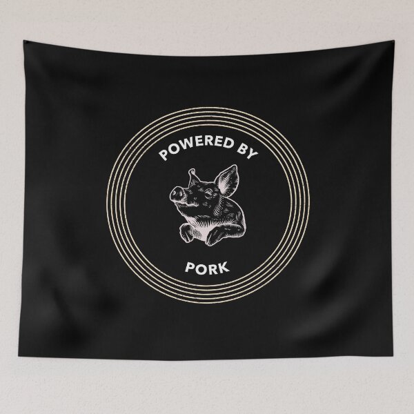 Item preview, Powered By Pork designed and sold by MikesPoD.