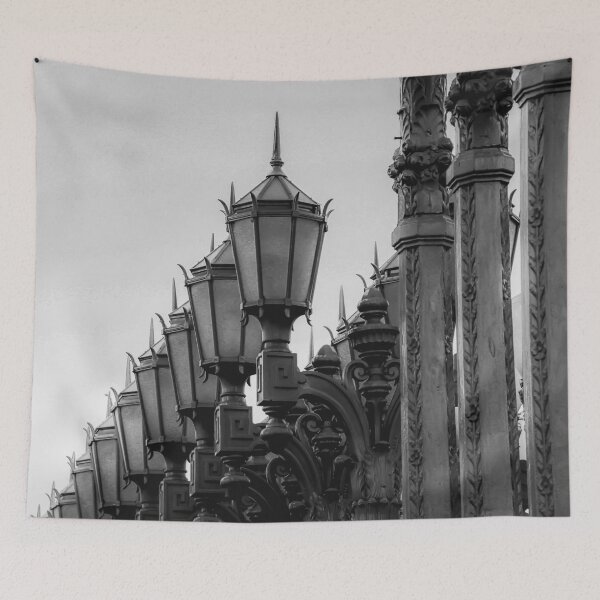 Item preview, Urban Light at LACMA Los Angeles California USA in black and white designed and sold by Mrvell.
