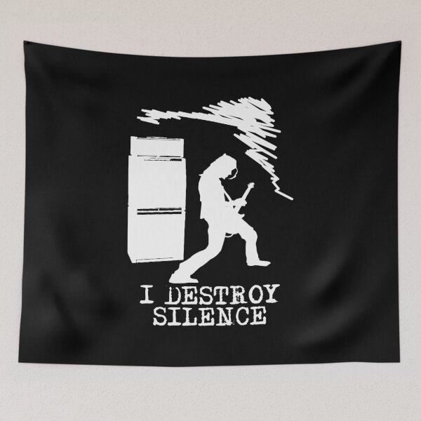 Item preview, I Destroy Silence (Guitar) 3 designed and sold by Crystarowz.