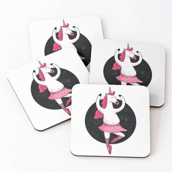 Item preview, Funny Ballerina Pink Unicorn Dancer designed and sold by TeesByMark.