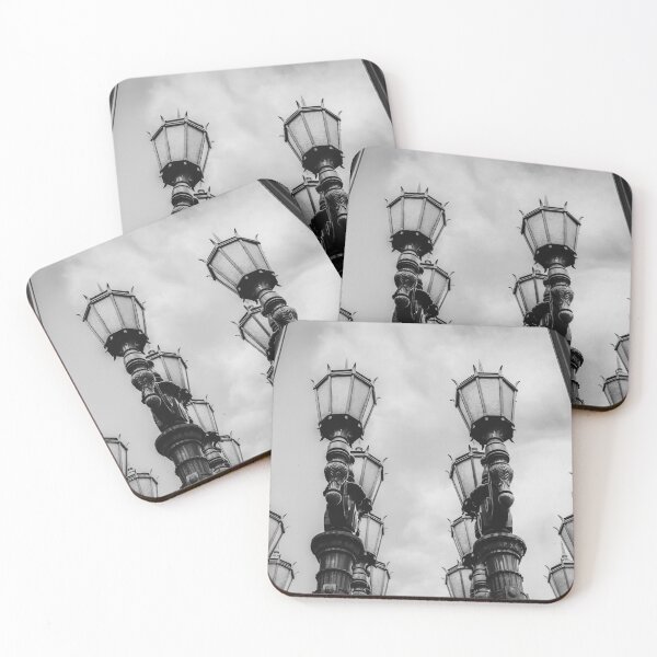 Item preview, Urban Light at LACMA Los Angeles California USA in black and white designed and sold by Mrvell.