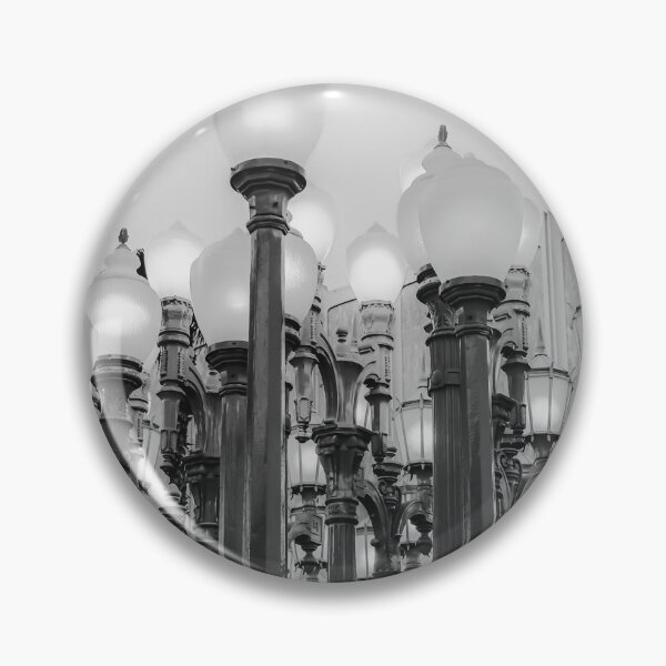 Item preview, Urban Light at LACMA Los Angeles California USA in black and white designed and sold by Mrvell.