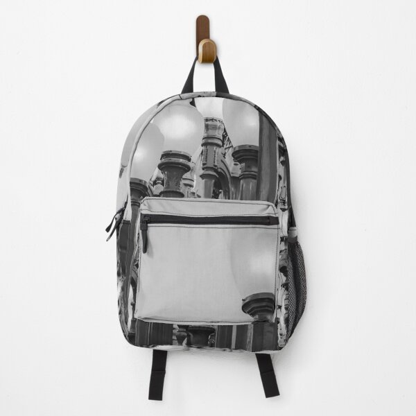 Item preview, Urban Light at LACMA Los Angeles California USA in black and white designed and sold by Mrvell.