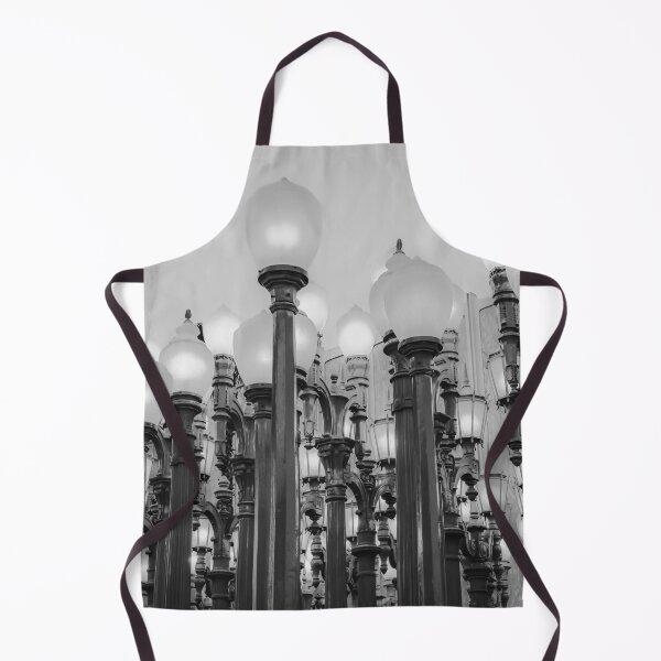 Item preview, Urban Light at LACMA Los Angeles California USA in black and white designed and sold by Mrvell.