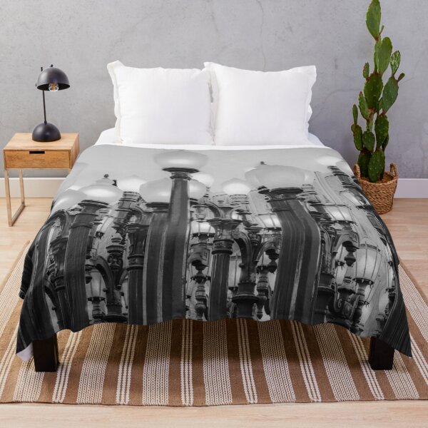 Item preview, Urban Light at LACMA Los Angeles California USA in black and white designed and sold by Mrvell.