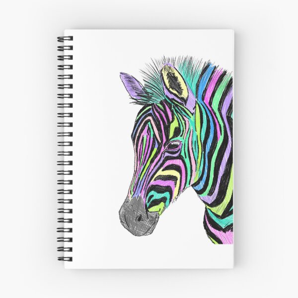 Artikelvorschau, Buntes Zebra entworfen und verkauft von AngMitchell1.