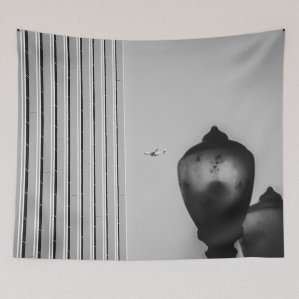 Item preview, Urban Light at LACMA Los Angeles California USA in black and white designed and sold by Mrvell.