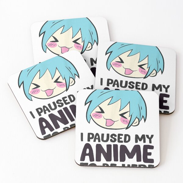 Item preview, I Paused My Anime To Be Here Funny Animes T-Shirt (1) designed and sold by Brianconner.