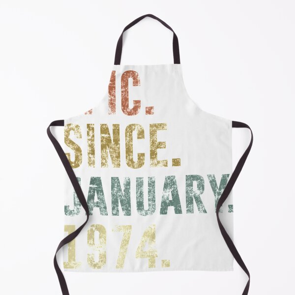 Item preview, 47th Retro Birthday Gift - Vintage Epic Since January 1974 T-Shirt designed and sold by ImartX.