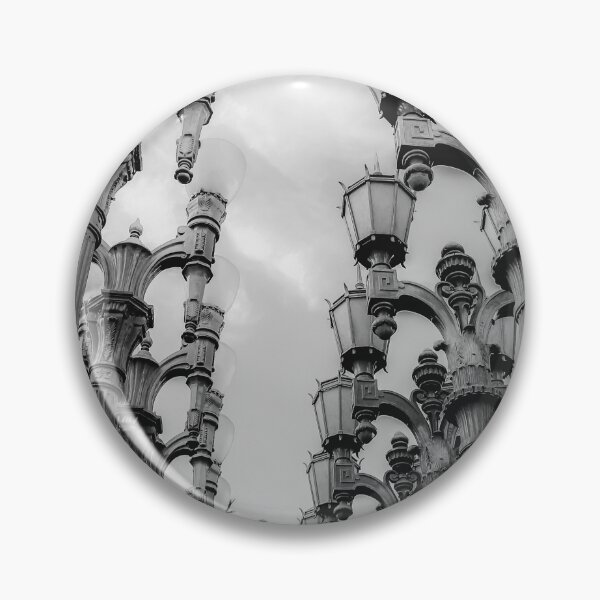 Item preview, Urban Light at LACMA Los Angeles California USA in black and white designed and sold by Mrvell.