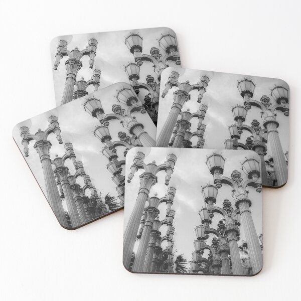 Item preview, Urban Light at LACMA Los Angeles California USA in black and white designed and sold by Mrvell.