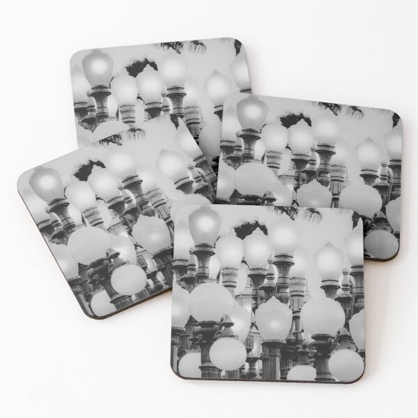 Item preview, Urban Light at LACMA Los Angeles California USA in black and white designed and sold by Mrvell.
