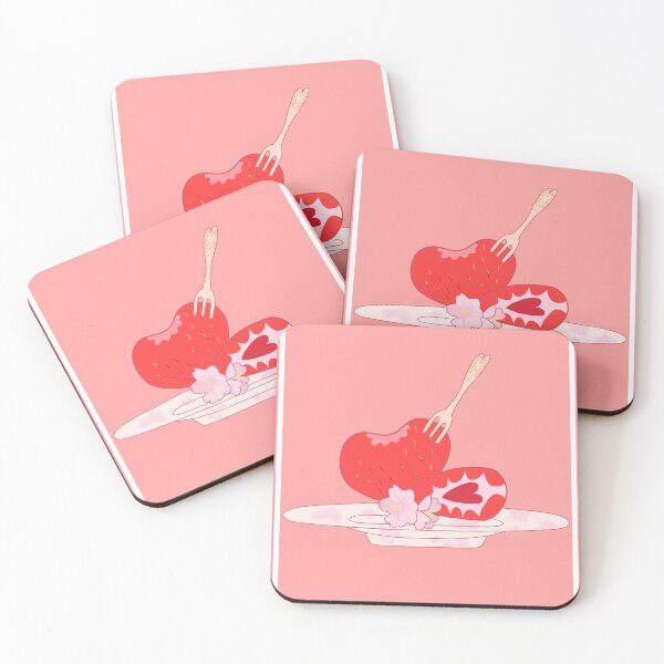 Item preview, Floral Strawberry Dessert designed and sold by Saccharine Peccadillo.