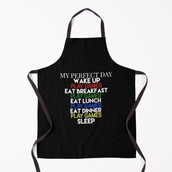 Item preview, My Perfect Day Wake Up Play Games Eat Breakfast Lunch Dinner designed and sold by ChibiSekai.
