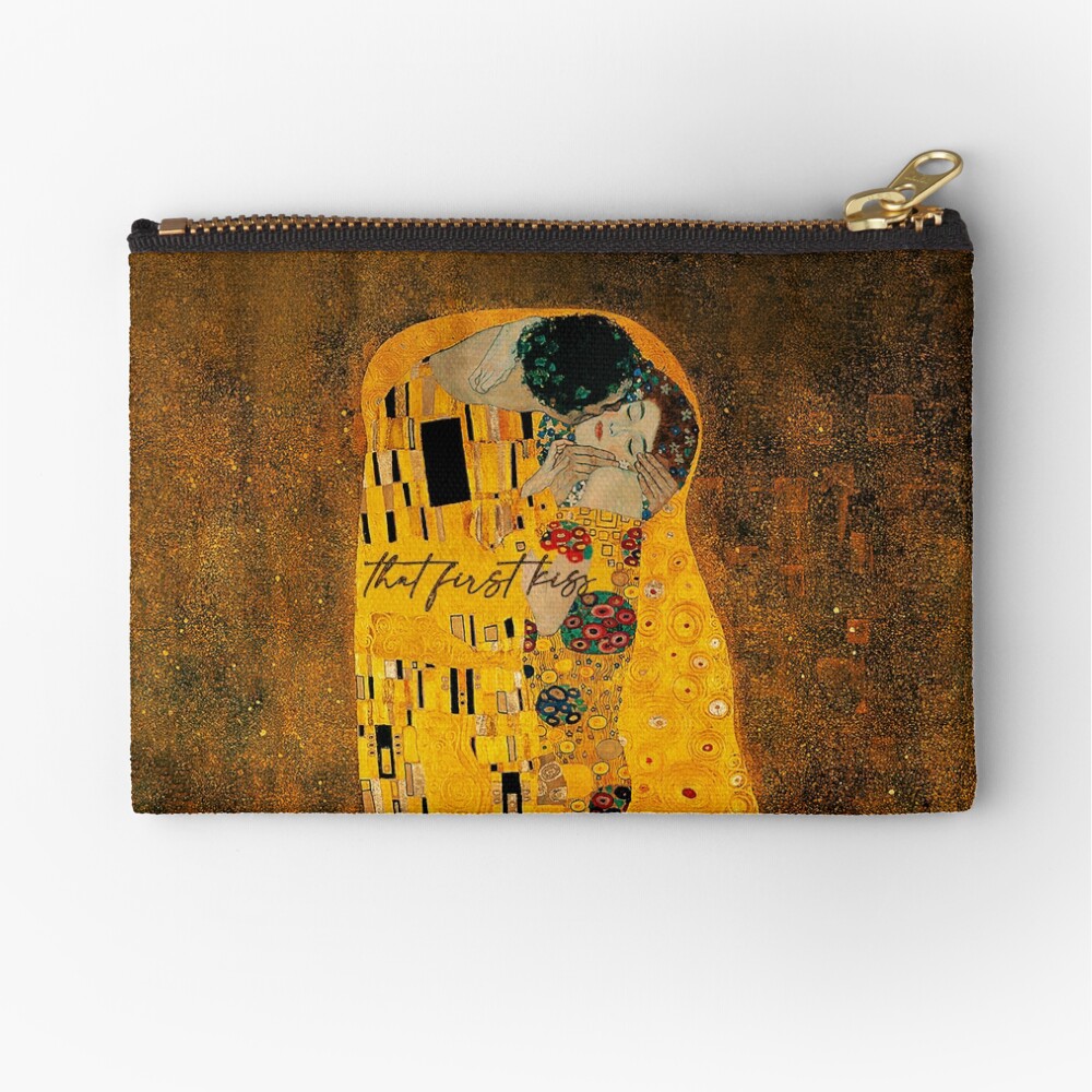 DER KUSS The kiss THE KISS Gustav Klimt Zipper Pouch