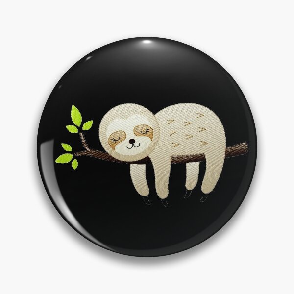 Cute Animals Sloth Eating Snuggling 10 pins Details about   Sloths 1" Button Pin Back Set 