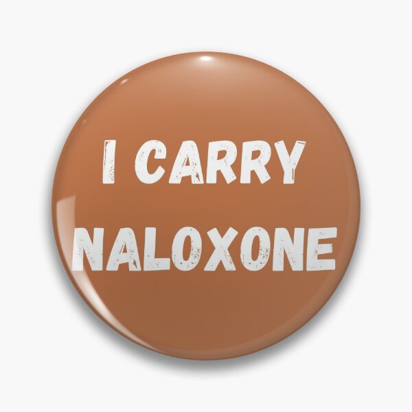 Item preview, I Carry Naloxone (Rust) designed and sold by keepongoods.