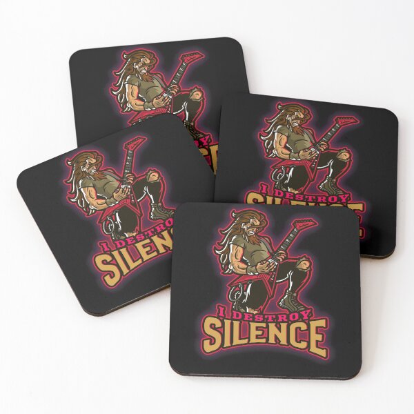 Item preview, I Destroy Silence - Guitar Lovers designed and sold by The Full Cart.