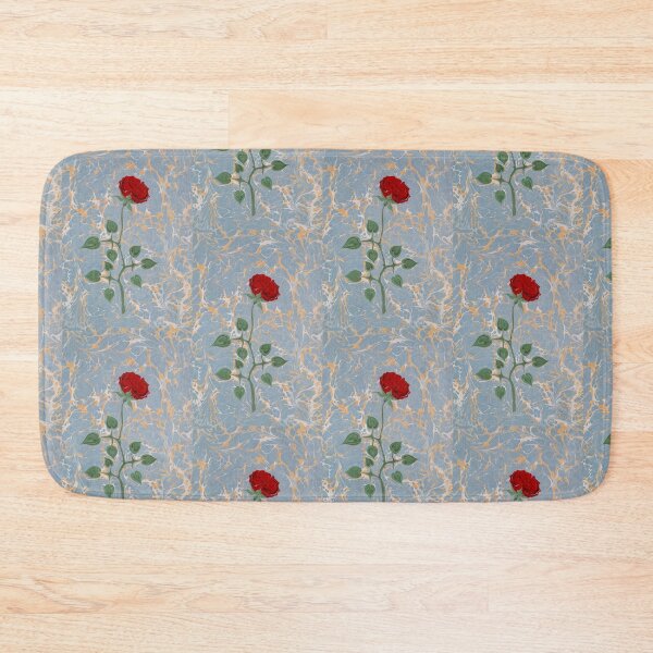 Item preview, Vintage Unique Marbled / Painted Red Rose designed and sold by T Artist.
