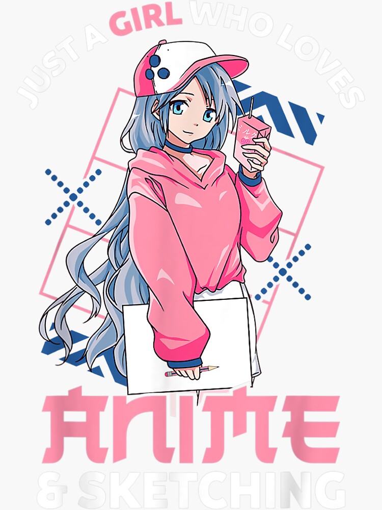 aesthetic preppy anime girl Classic T-Shirt for Sale by IllustrataPower