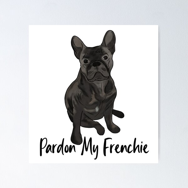 Item preview, Pardon My Frenchie (Black Brindle) designed and sold by geeklil.