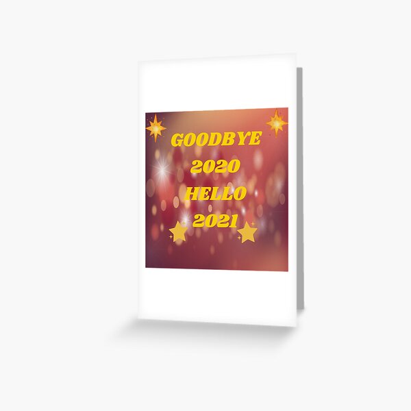 Item preview, Goodbye 2020 Hello 2021 designed and sold by BhavyaBathla.