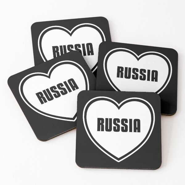 Item preview, Russia Bold Text within Heart Icon designed and sold by dylanxh.