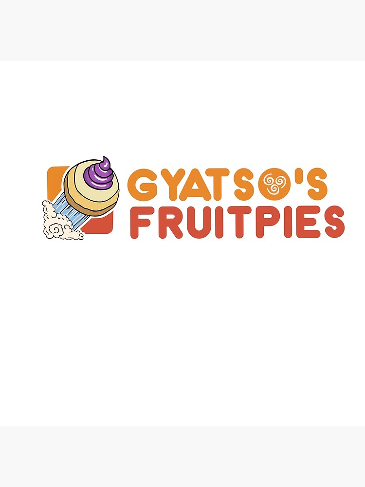 "Avatar Monk Gyatso's Fruit Pies Dunkin' Donuts Logo" Poster by tealiu