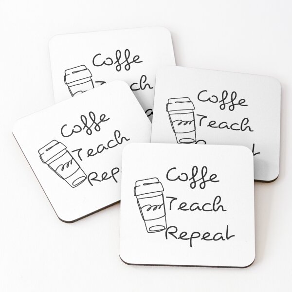 Item preview, Coffee teach repeat  designed and sold by Achmarry.