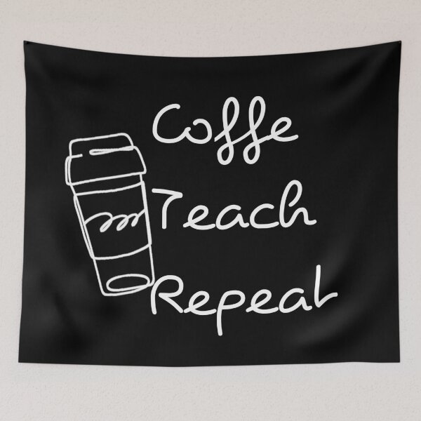 Item preview, Coffee teach repeat  designed and sold by Achmarry.