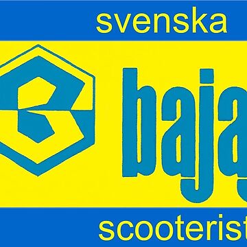 Artwork thumbnail, Logo of the Swedish Bajaj Scooterists by Janne-Hagnell