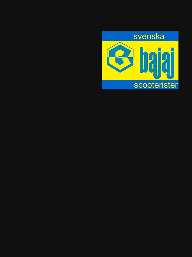 Thumbnail 7 of 7, Classic T-Shirt, Logo of the Swedish Bajaj Scooterists designed and sold by Janne-Hagnell.