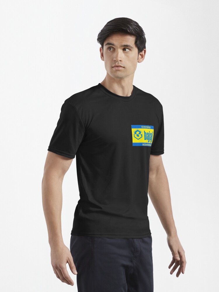 Thumbnail 3 of 7, Active T-Shirt, Logo of the Swedish Bajaj Scooterists designed and sold by Janne-Hagnell.