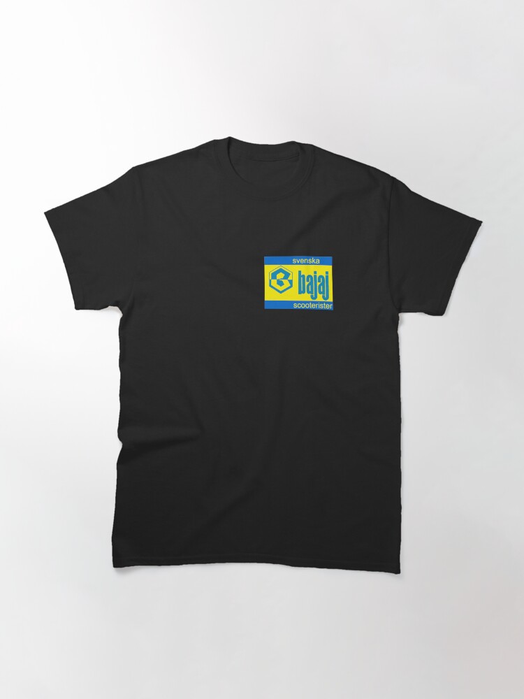 Thumbnail 3 of 7, Classic T-Shirt, Logo of the Swedish Bajaj Scooterists designed and sold by Janne-Hagnell.