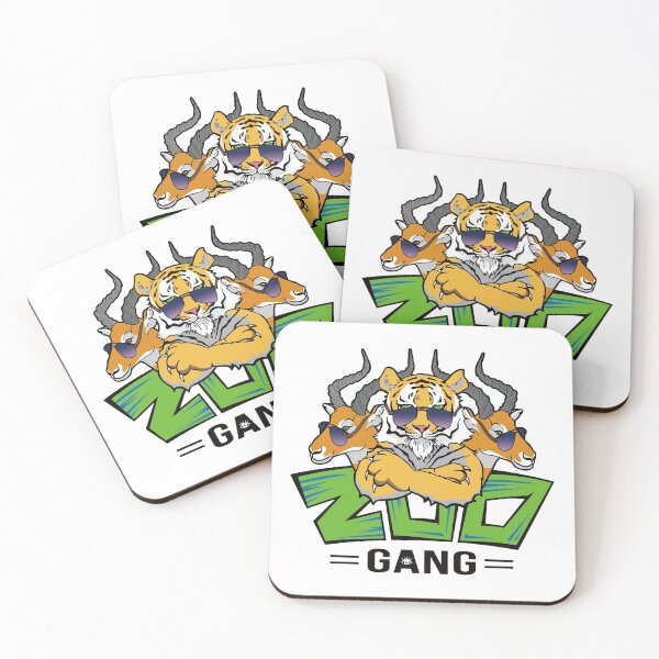 Item preview, Zoo Gang | Natural Color White Background | Curious Eyeball designed and sold by CuriousEyeball.