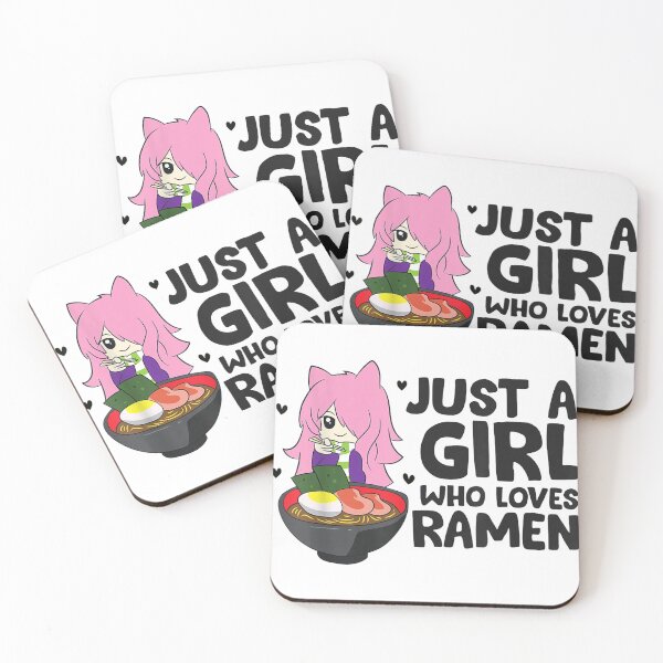Item preview, Just a Girl Who Loves Anime And Ramen T-Shirt (1) designed and sold by Brianconner.
