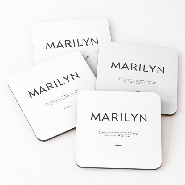 Item preview, MARILYN HOLLYWOOD QUOTE designed and sold by THEARTOFQUOTES.