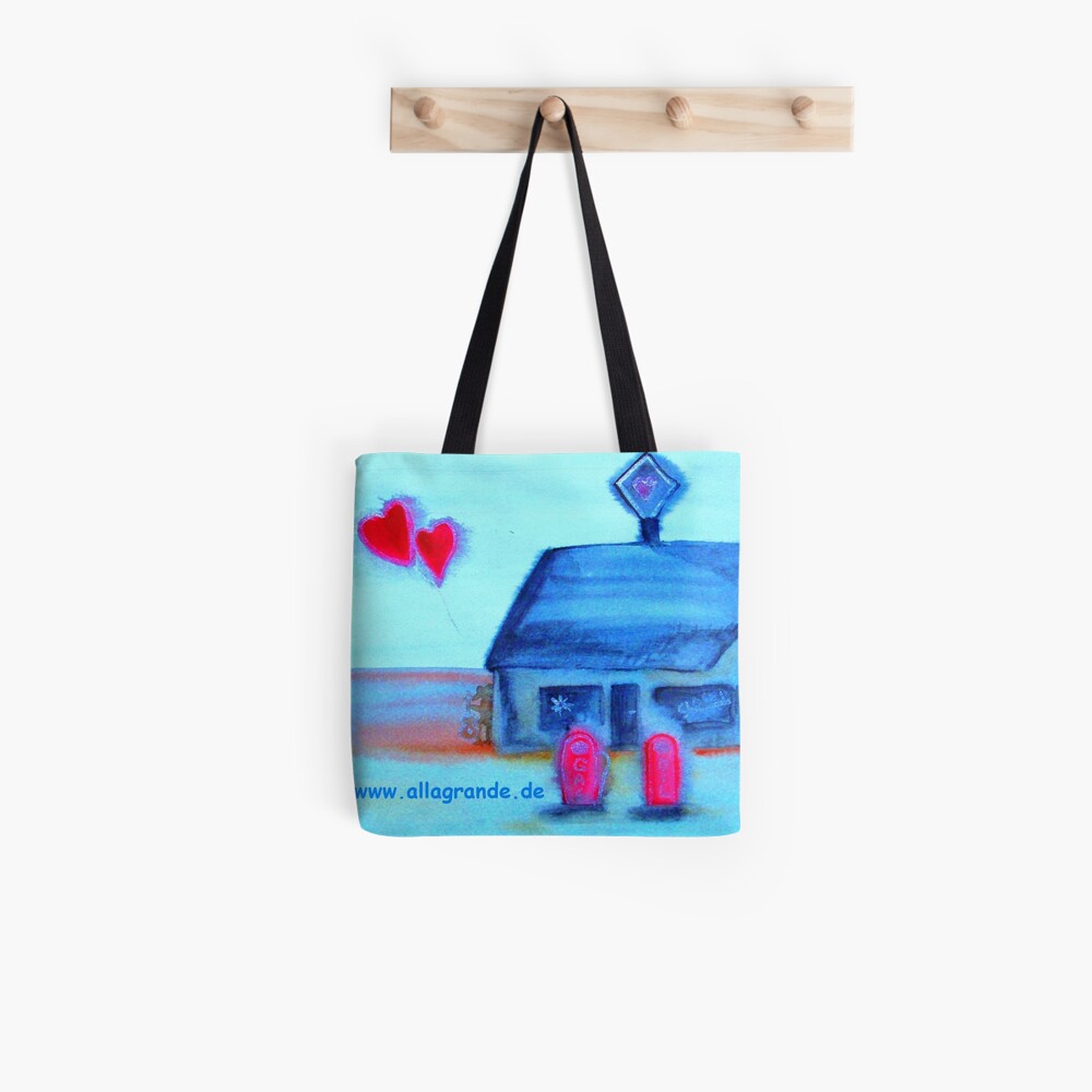 ...love station...art by Jutta Gabriel... Tote Bag
