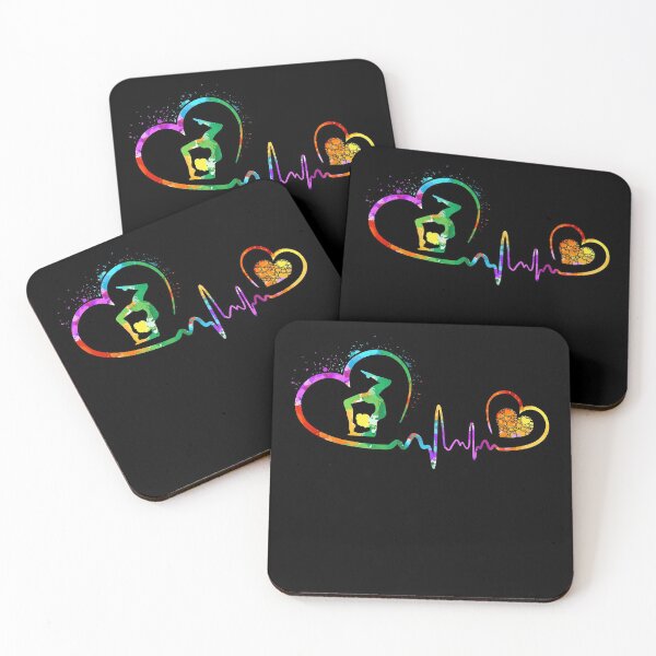 Item preview, GYMNASTICS HEARTBEAT ART designed and sold by LQTDesigns.