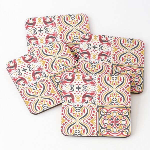 Item preview, Traditional native pattern boho style patchwork designed and sold by PG Illustration.