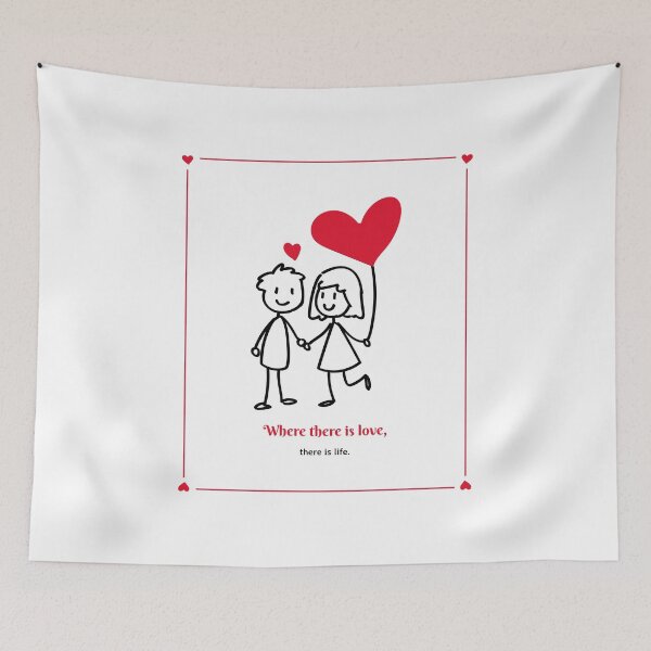 Item preview, Where There Is Love, There is life designed and sold by AladdinMktgs.