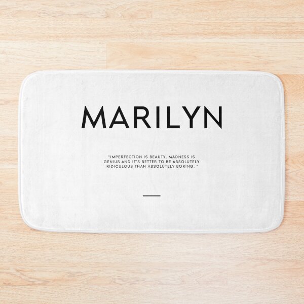 Item preview, MARILYN IMPERFECT QUOTE designed and sold by THEARTOFQUOTES.