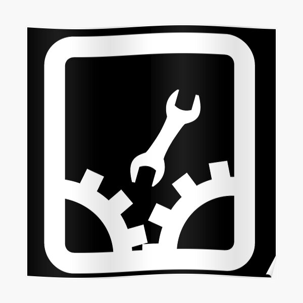 "Throw a wrench in the works white version" Poster for Sale by