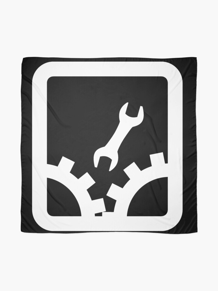 "Throw a wrench in the works white version" Scarf by 321Outright