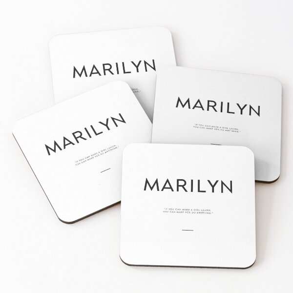 Item preview, MARILYN LAUGH QUOTE designed and sold by THEARTOFQUOTES.