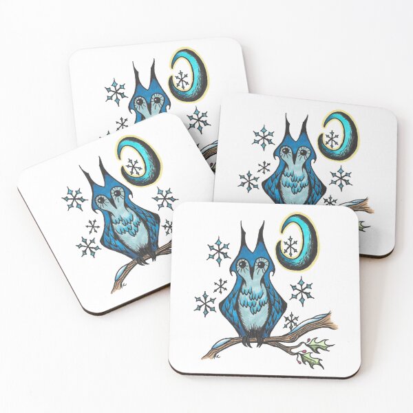 Item preview, Winter Retro Owl designed and sold by The White Bat.