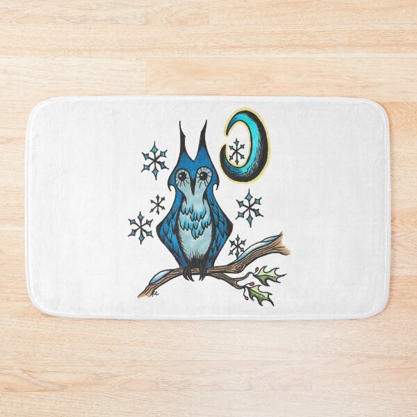Item preview, Winter Retro Owl designed and sold by The White Bat.