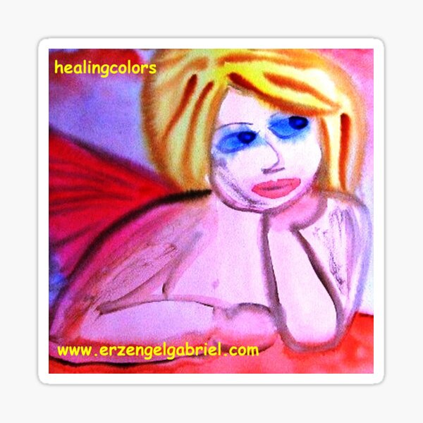 ...first angel...art by Jutta Gabriel... Sticker