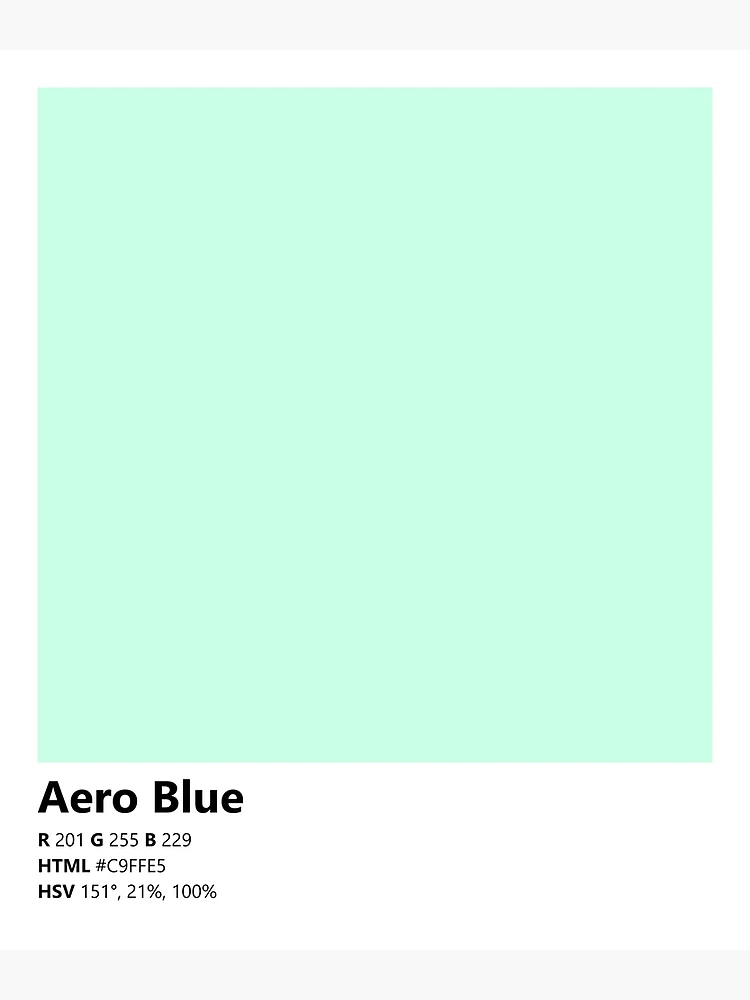 Color Swatch/Card (Blue) Poster for Sale by Pestorian