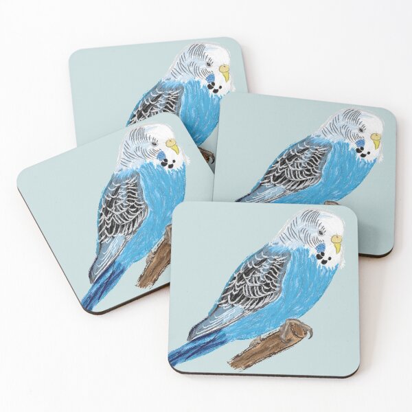 Item preview, Nice Artwork showing a Blue Budgie I designed and sold by JD's Shop.